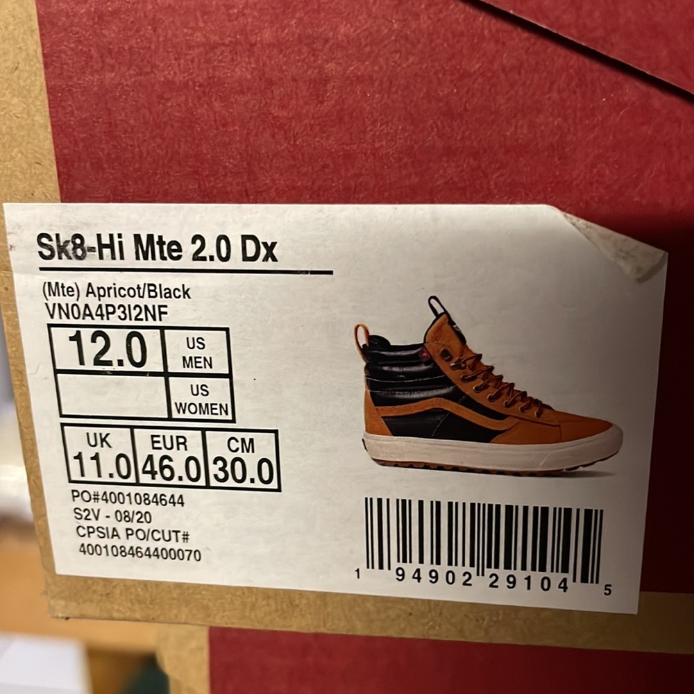 Vans Sk8 Hi Mte 2.0 Dx Apricot black - Picture 13 of 16